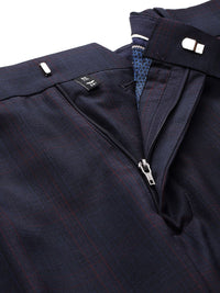 Park Avenue Super Slim Fit 2-Piece Checked Formal Suit