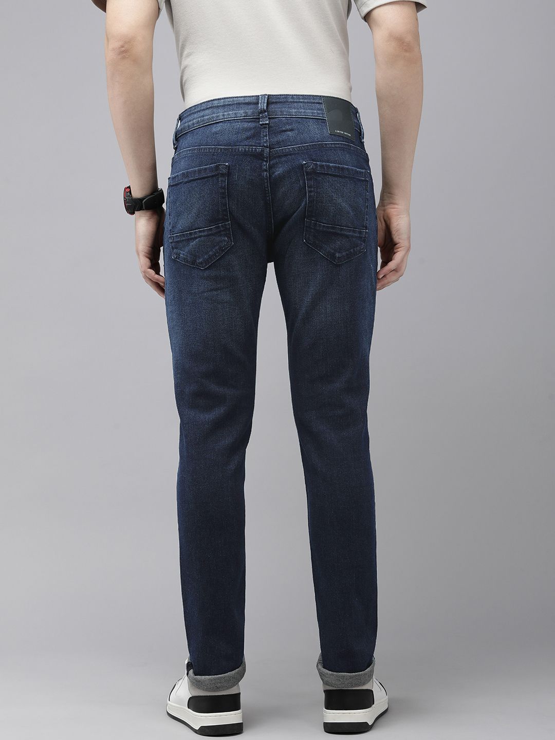 SPYKAR Men Skinny Slim Fit Low-Rise Light Fade Stretchable Jeans
