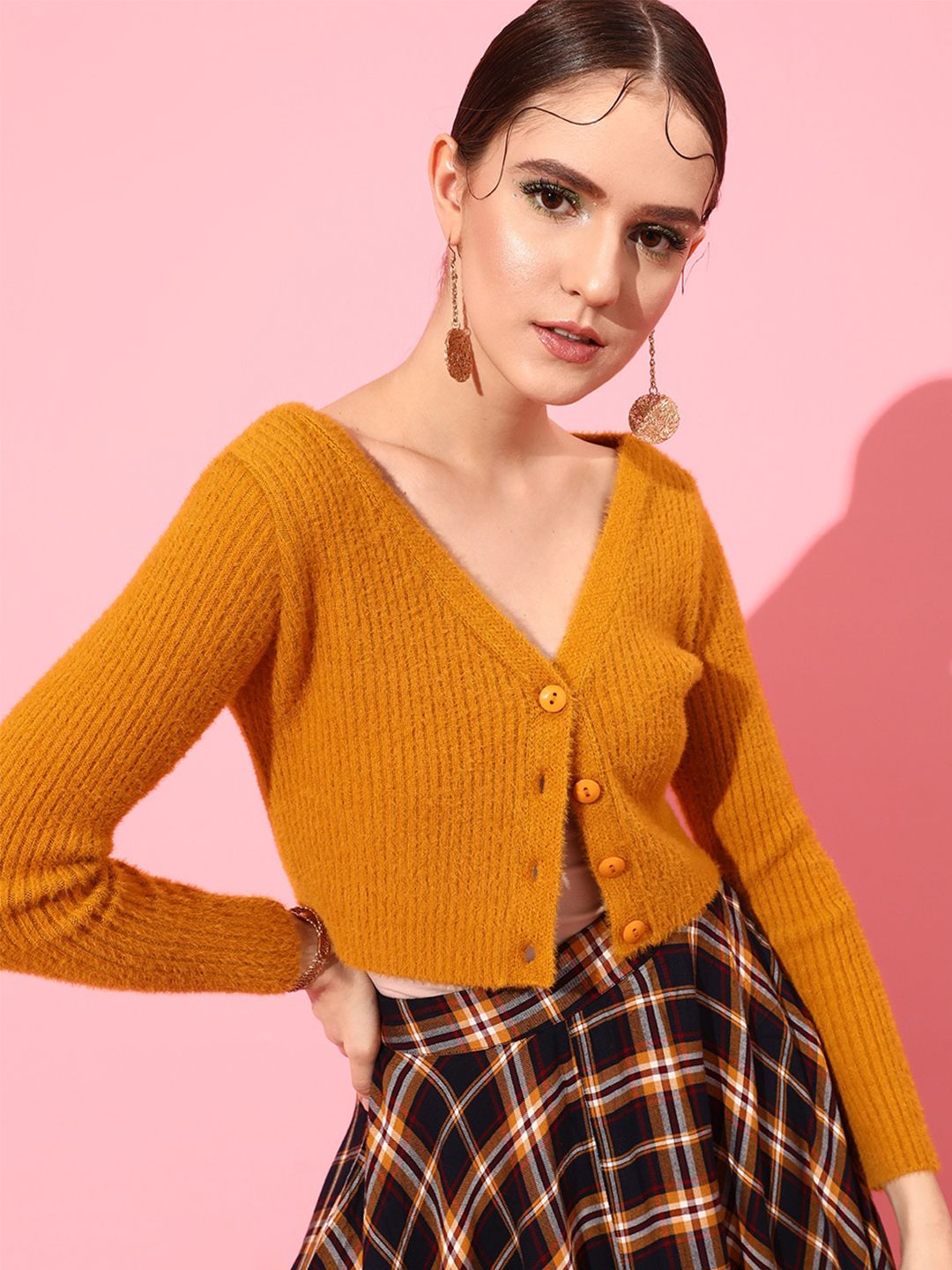 STREET 9 Women Crop Cardigan