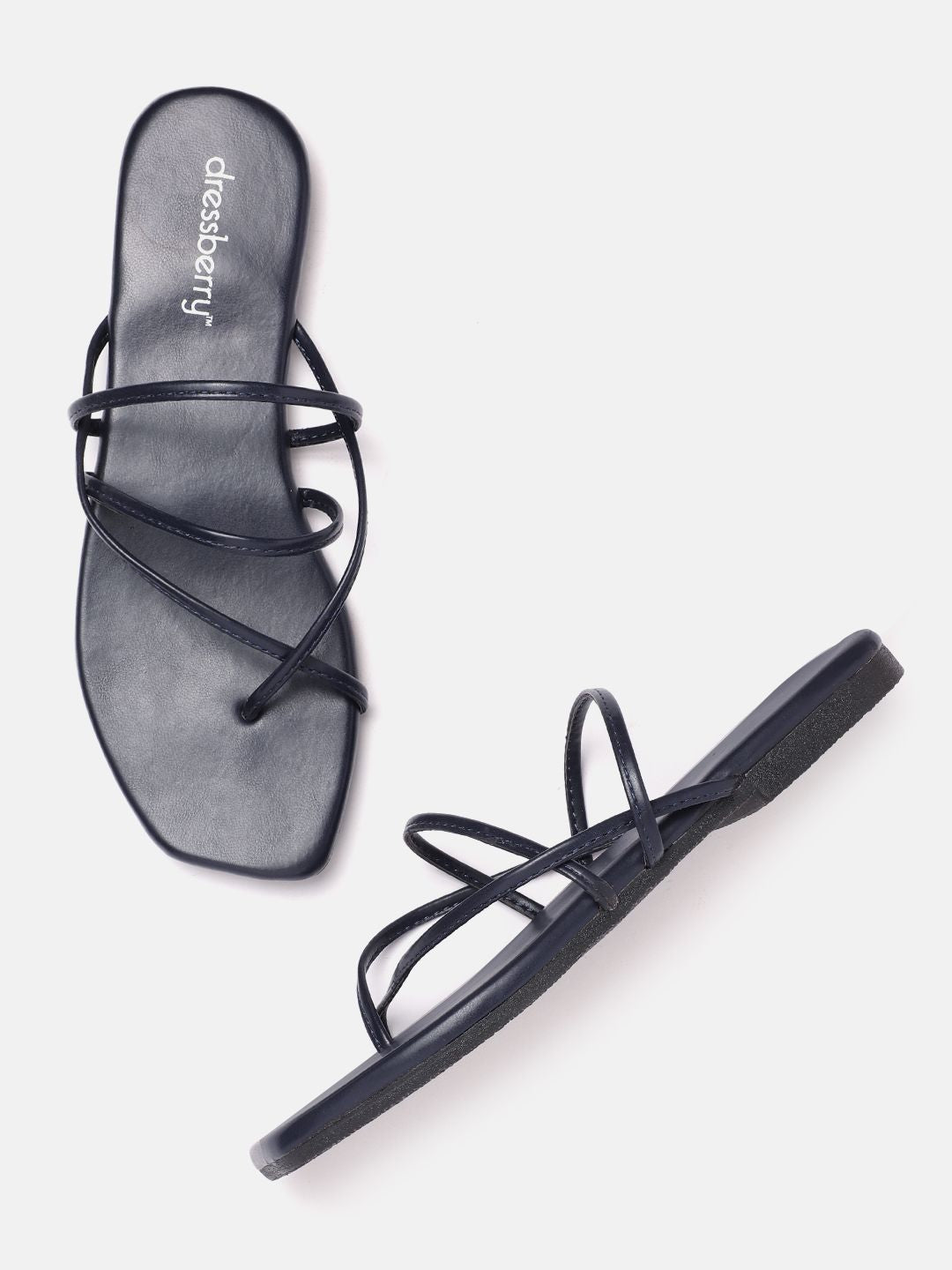 DressBerry Women Solid Open Toe Flats