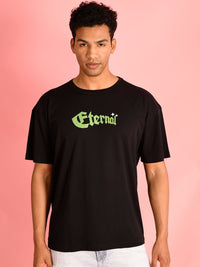 Bene Kleed Men Graphic Printed Round Neck Cotton Oversized T-shirt
