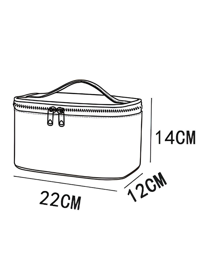 Cortina Orange Water Resistant Makeup Organiser