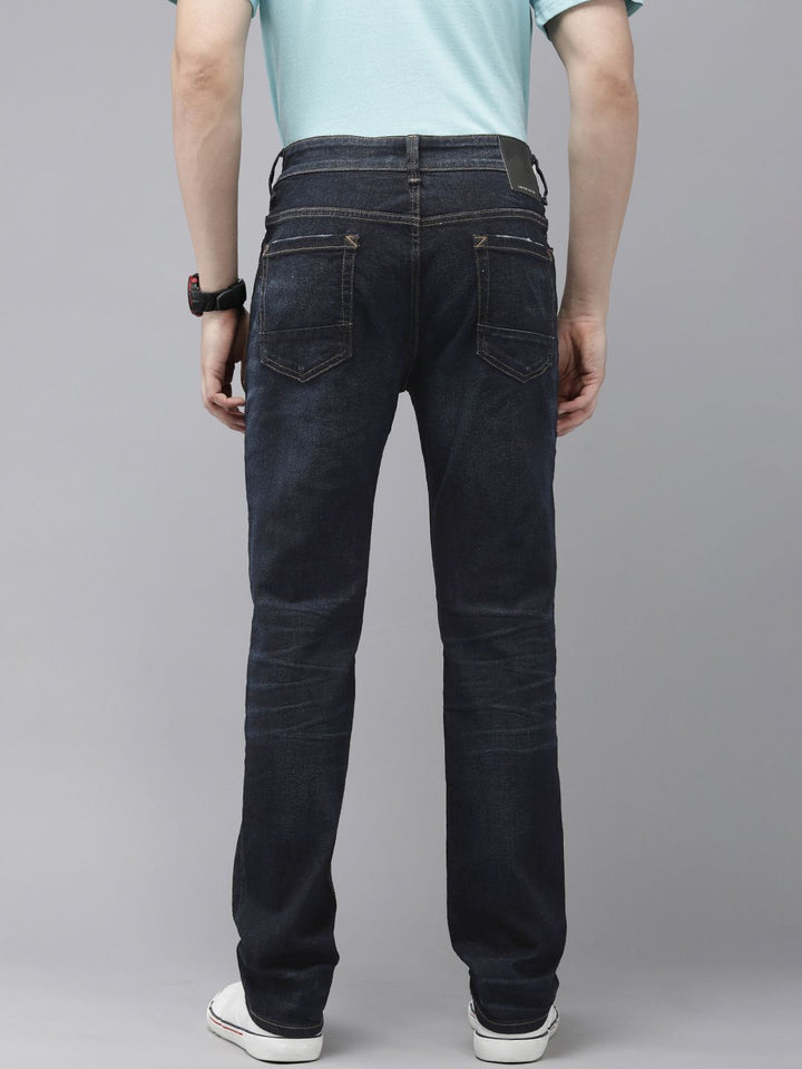 SPYKAR Men Rovers Regular Fit Mid-Rise Light Fade Stretchable Jeans