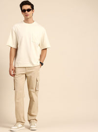 Being Human Men Slim Fit Cargos Trousers