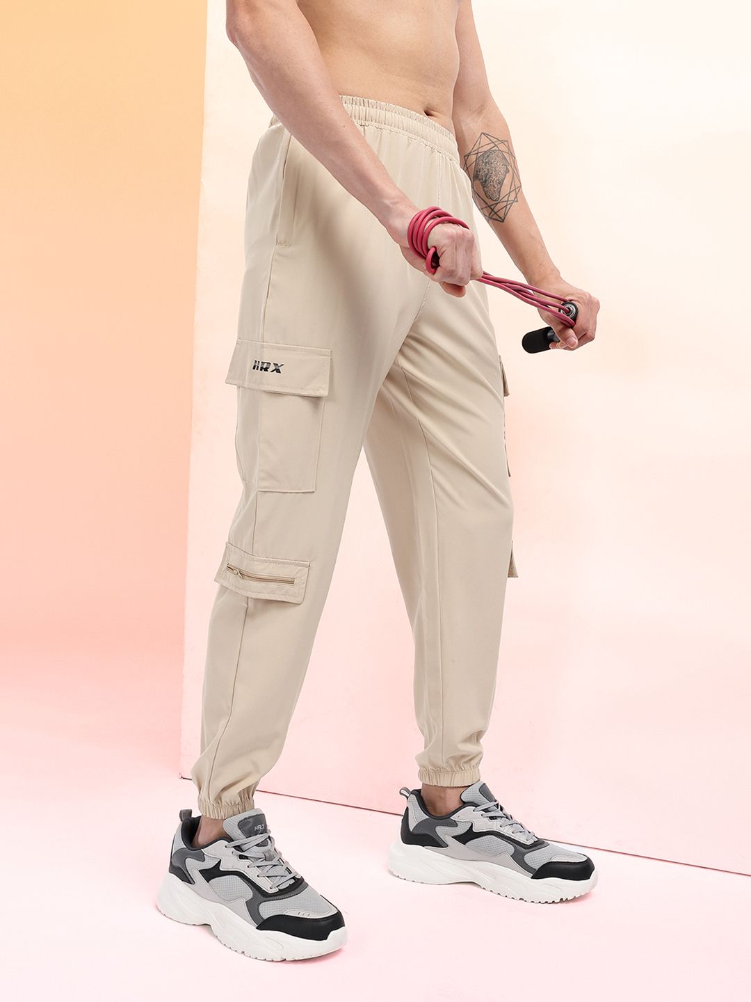 HRX by Hrithik Roshan Men Cargo-Style Training Joggers