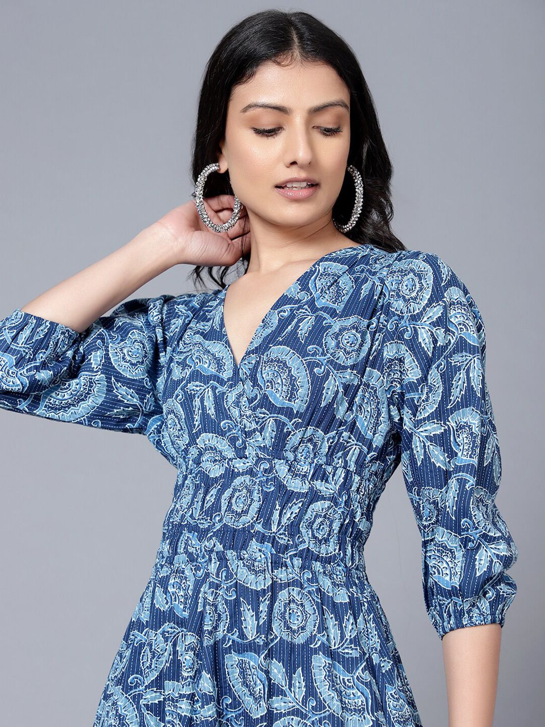 Bani Women Ethnic Motifs Midi Dress