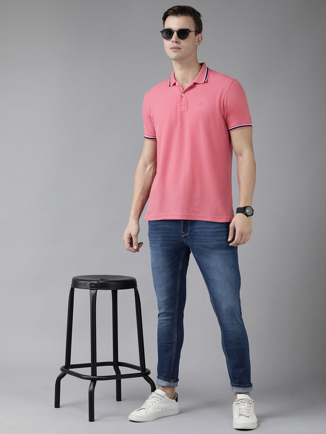 SPYKAR Men Kano Slim Fit Heavy Fade Stretchable Jeans