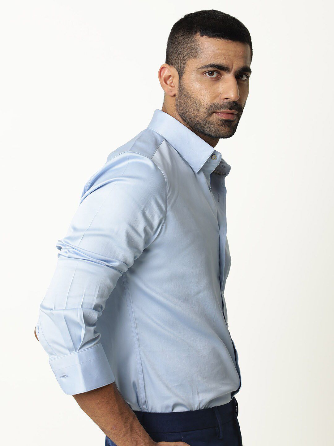 RARE RABBIT Men Holand Slim Fit Shirt
