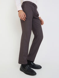 Park Avenue Men Self-Design Formal Trousers