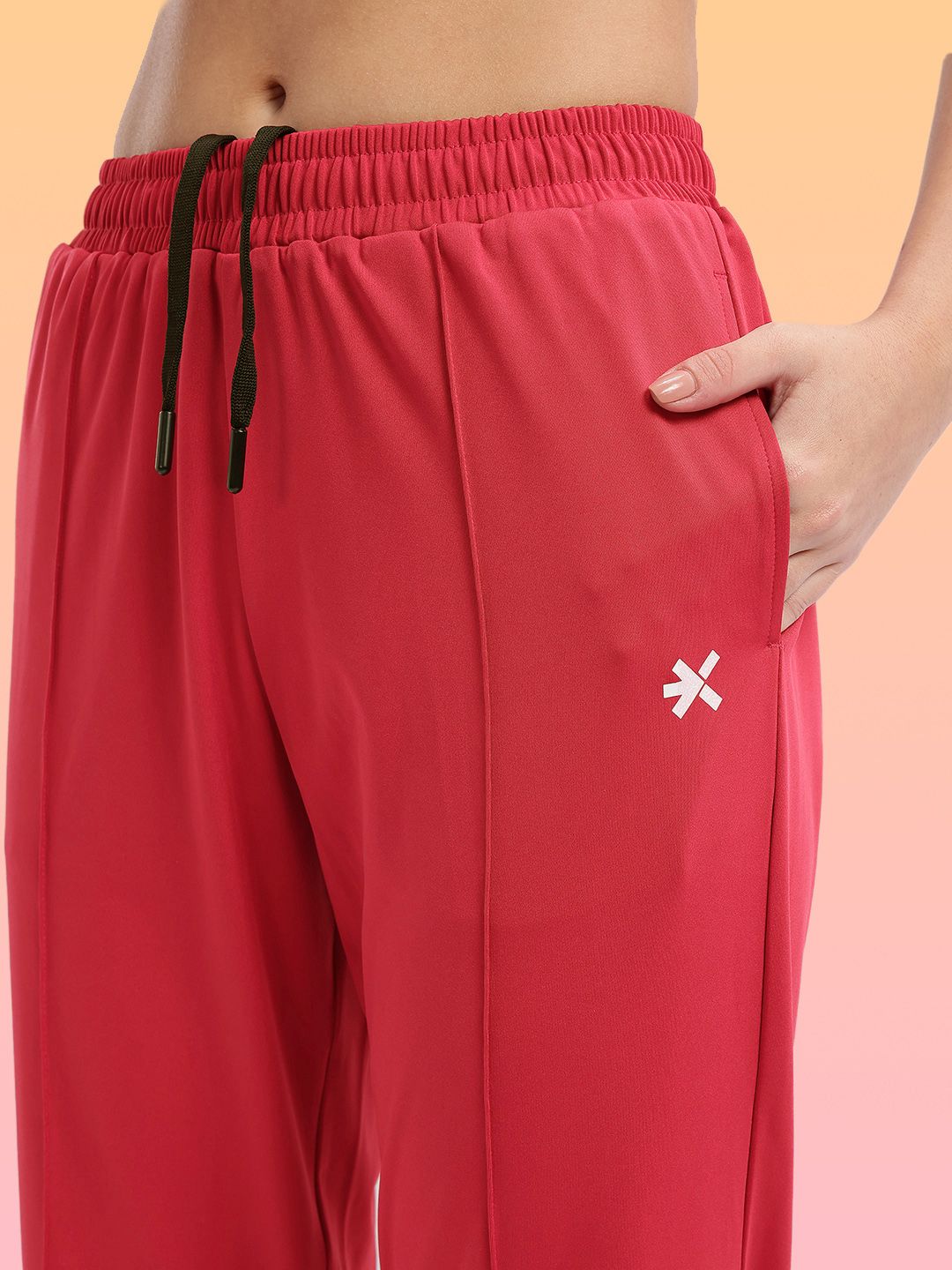 HRX by Hrithik Roshan Women Typography Detail Rapid-Dry Running Joggers