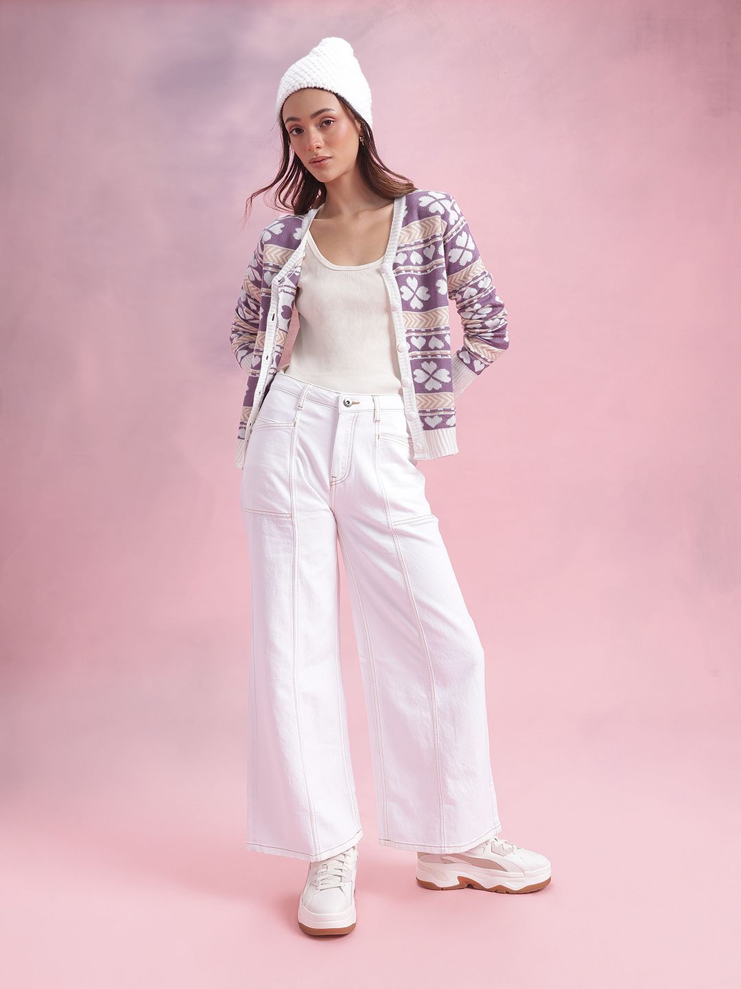 DressBerry Conversational Design Cardigan