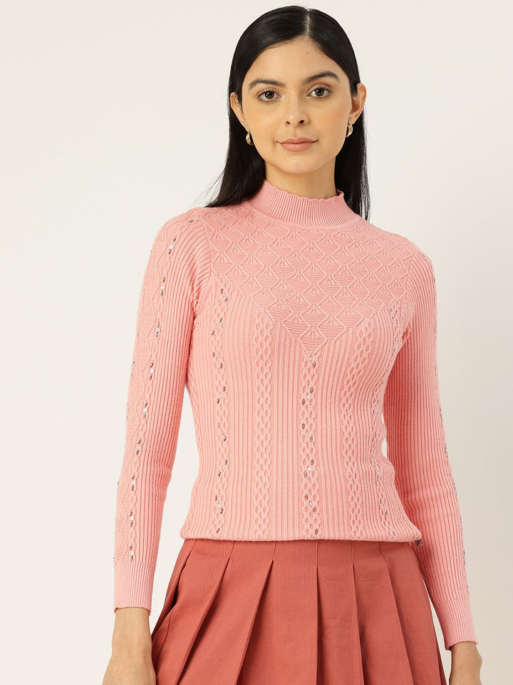 Monte Carlo Self-Striped Geometric Pullover