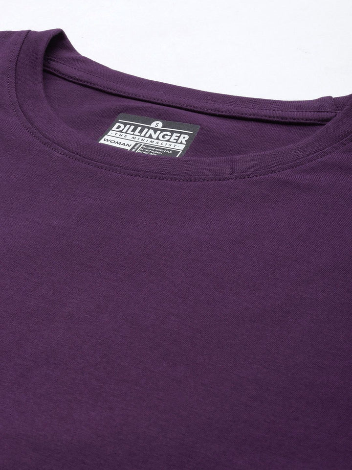 DILLINGER Women Oversized Pure Cotton T-shirt