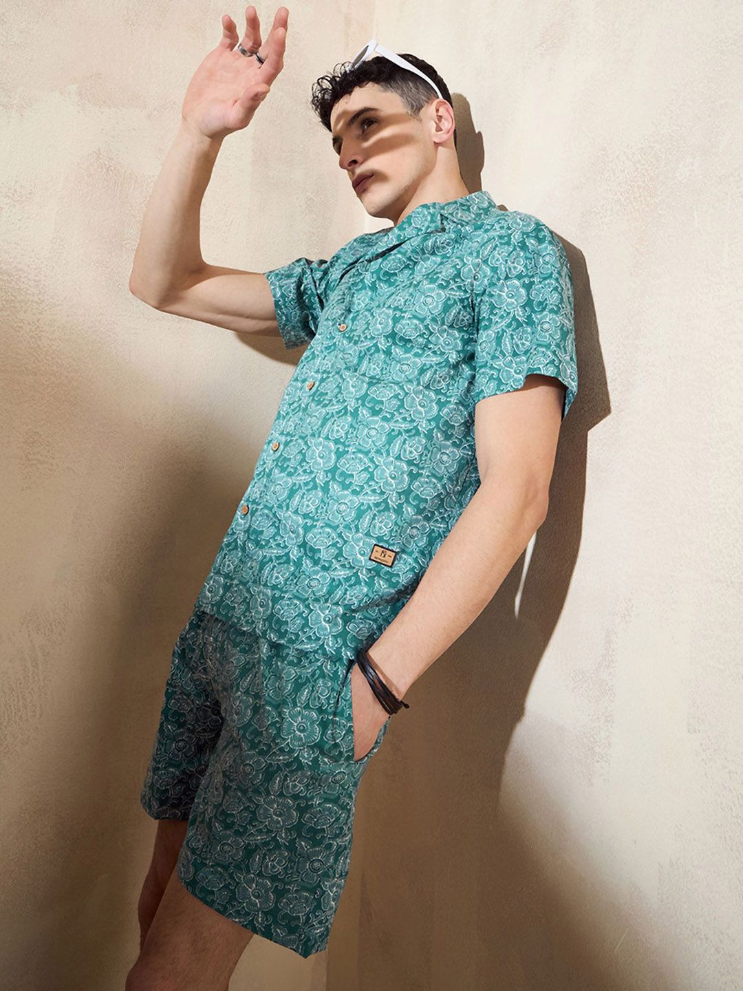 DENNISON Floral Printed Oversized Co Ords Set