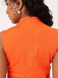 DressBerry The Red Carpet Royalty Ruched Midi Sheath Dress