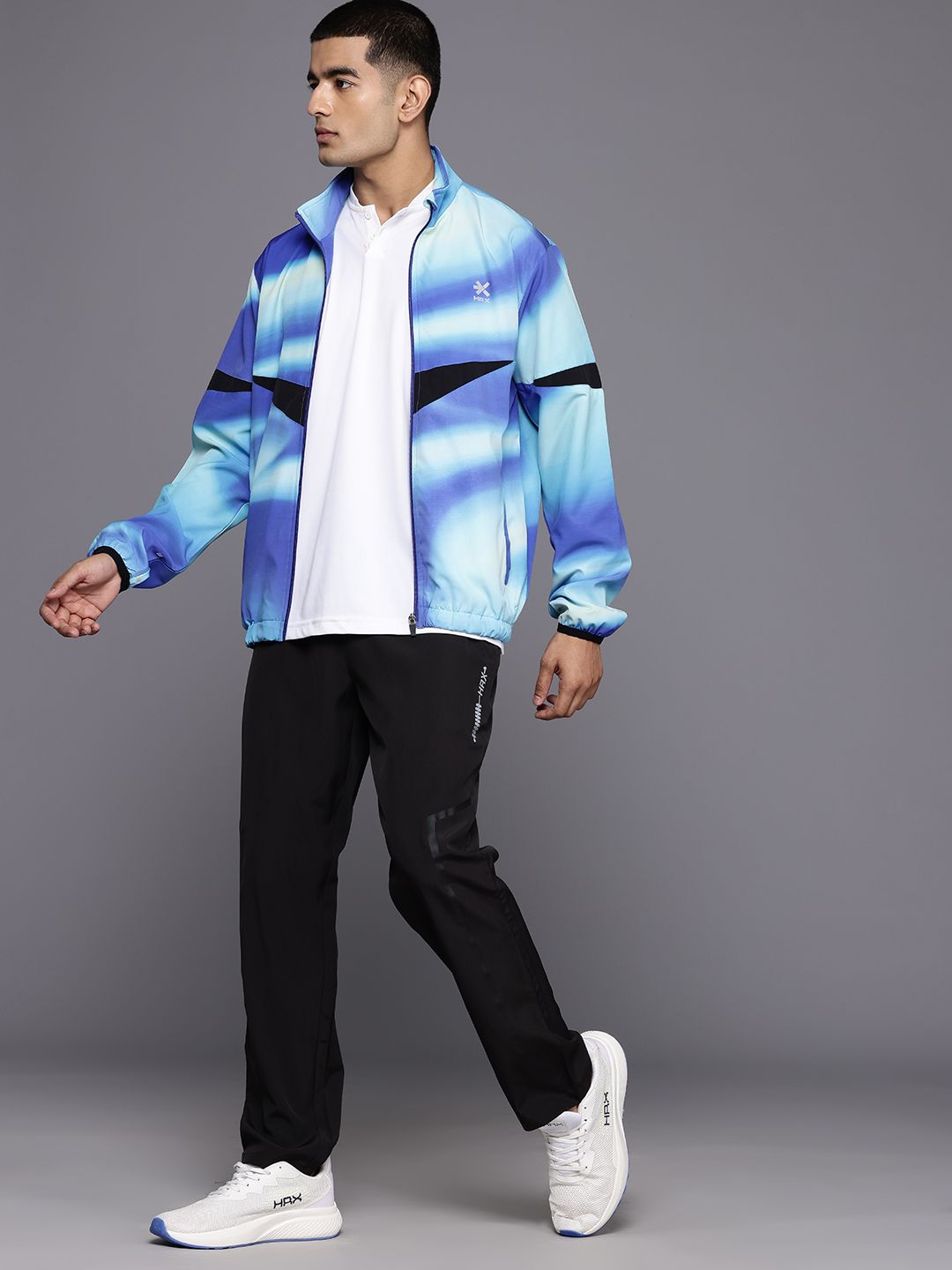 HRX by Hrithik Roshan Dyed Rapid-Dry Running Jacket