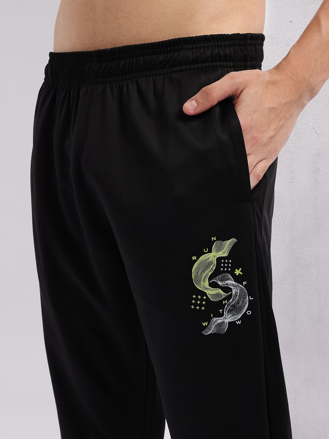 HRX by Hrithik Roshan Men Printed Running Track pants