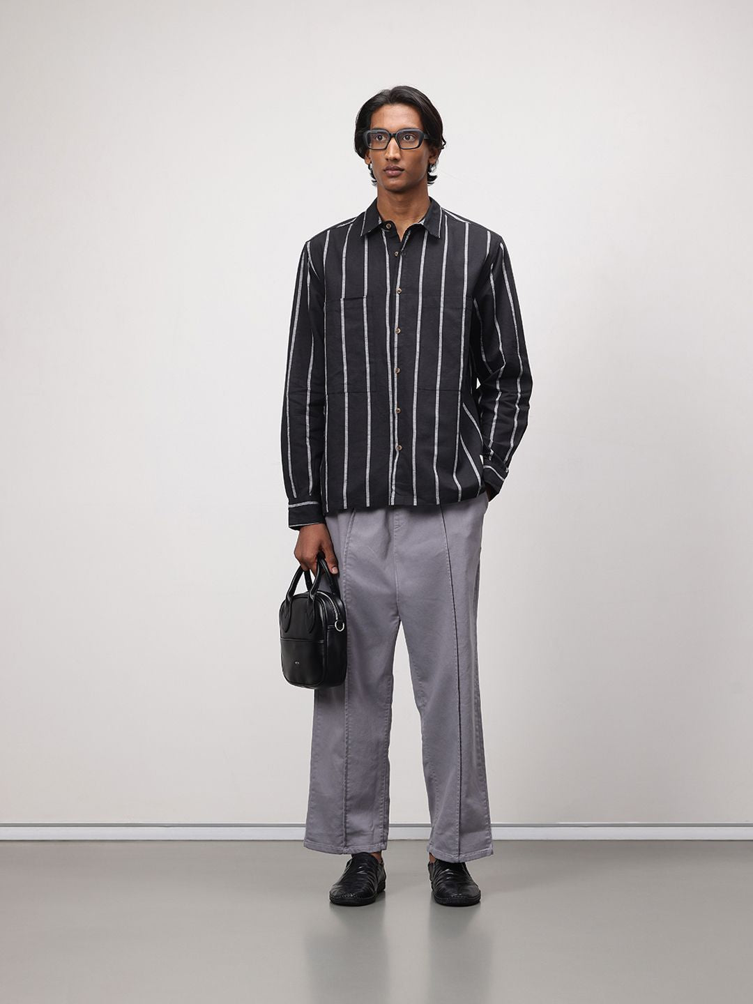 ether 365 Essentials Striped Casual Shirt