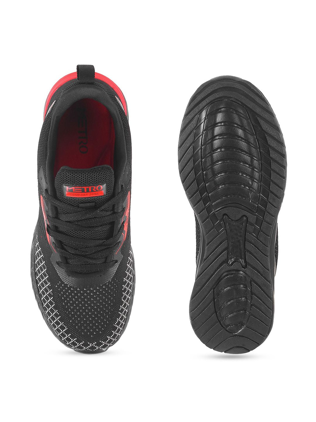 Metro Men Textile Walking Shoes