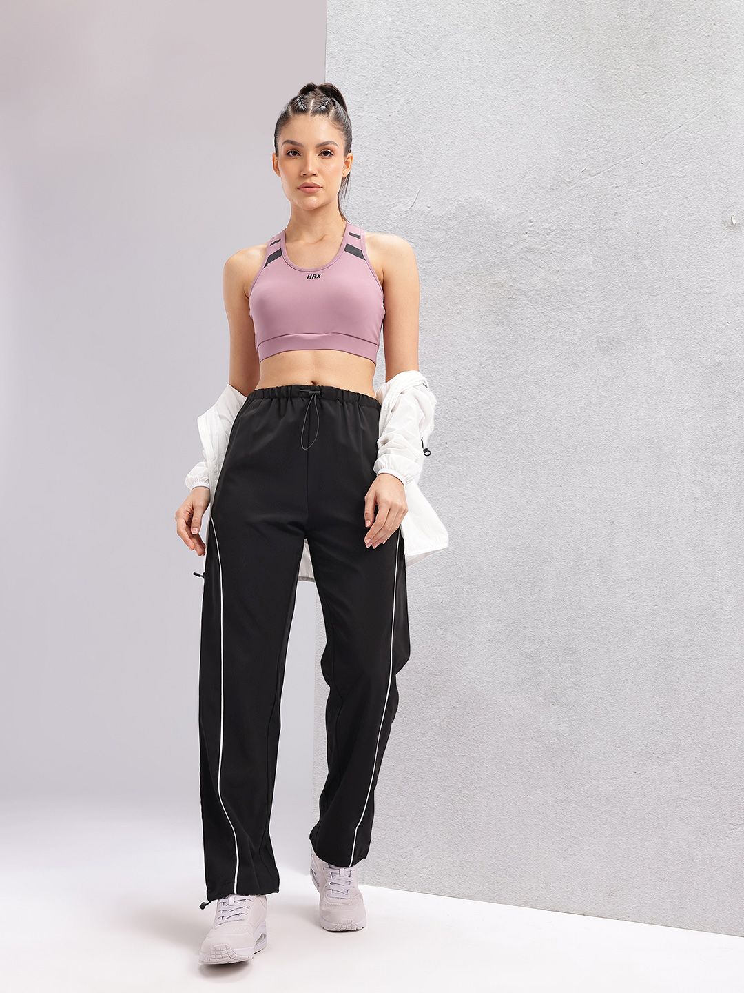 HRX by Hrithik Roshan Women Toggle Hem Lifestyle Track Pants
