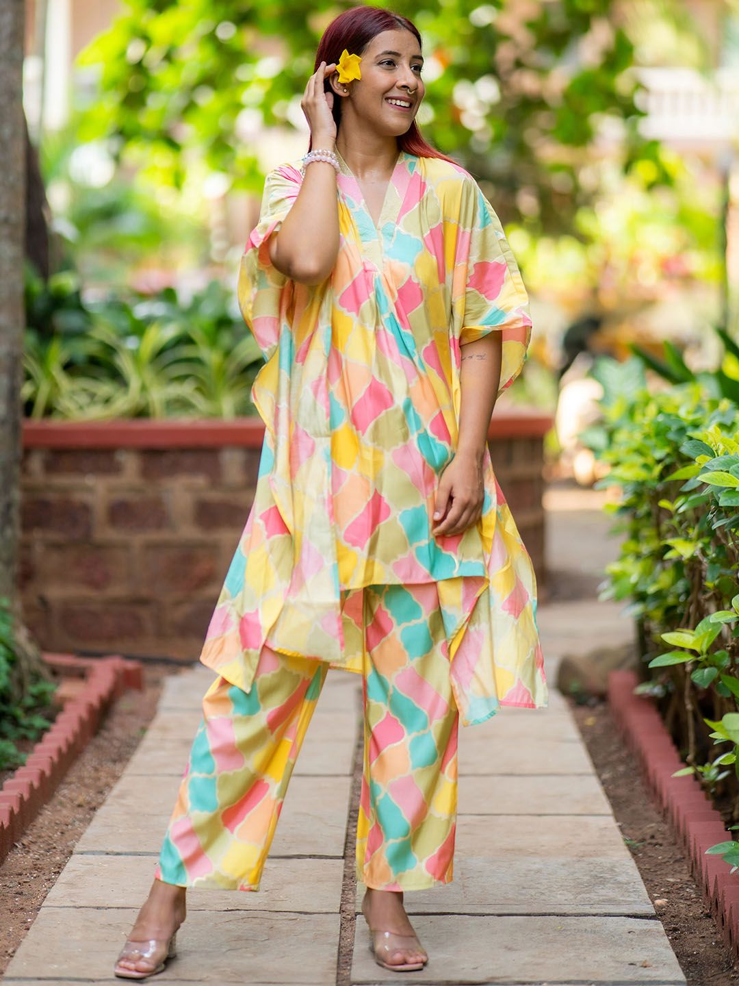 Libas Abstract Printed Co-Ords