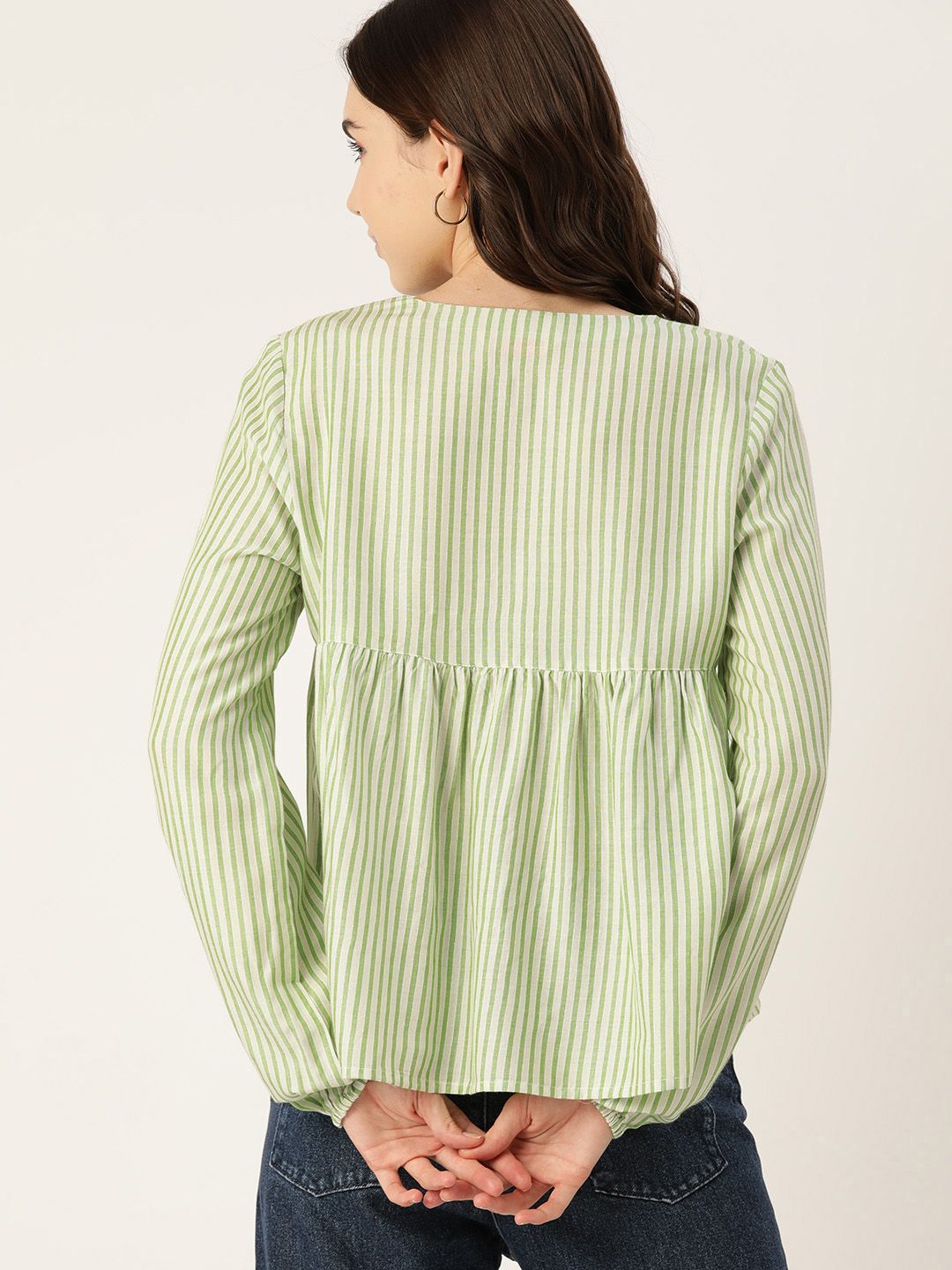 Dressberry berjalur leher tali leher
