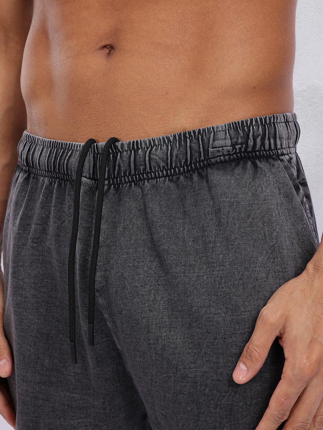 HRX by Hrithik Roshan Men Pure Cotton Washed Effect Training Shorts