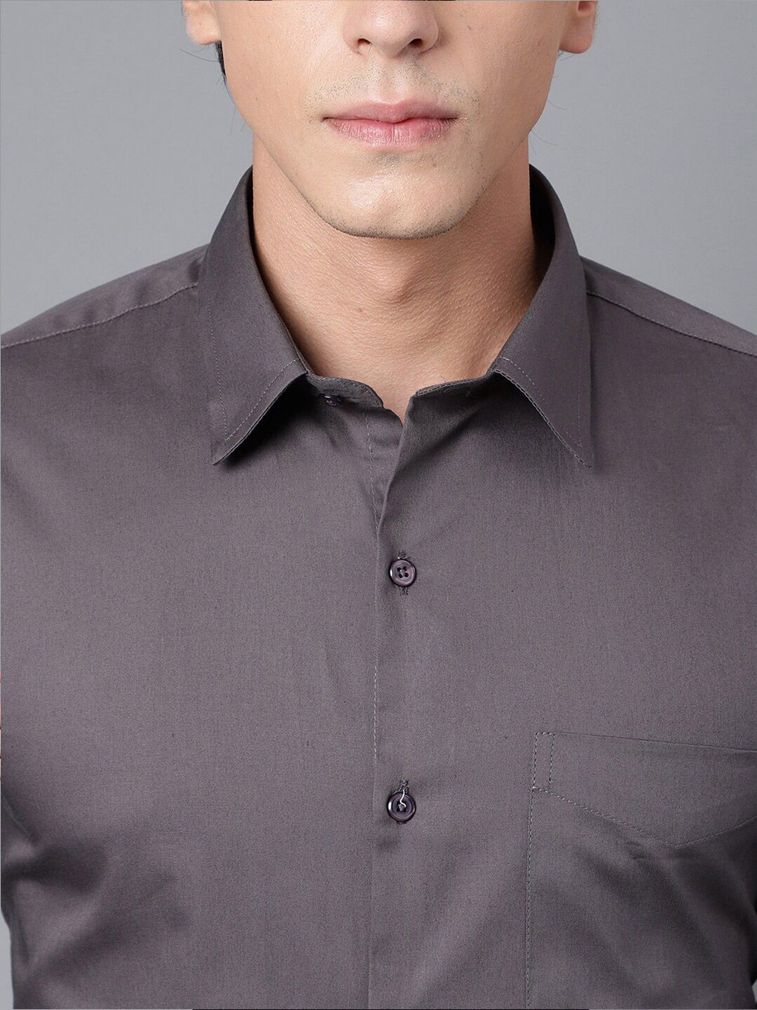 Hancock Modern Chest Pocket Slim Fit French Cuff Opaque Cotton Formal Shirt