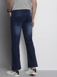 The Indian Garage Co Men Bootcut Light Fade Stretchable Jeans