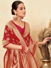 KALINI Woven Design Zari Silk Blend Designer Banarasi Saree