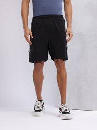 HRX by Hrithik Roshan Men Brand Logo Printed Detail Mid-Rise Lifestyle Cargo-Style Shorts