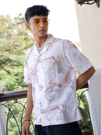The Indian Garage Co Men Relaxed Fit Indie FLoral Printed Resortwear Shirt