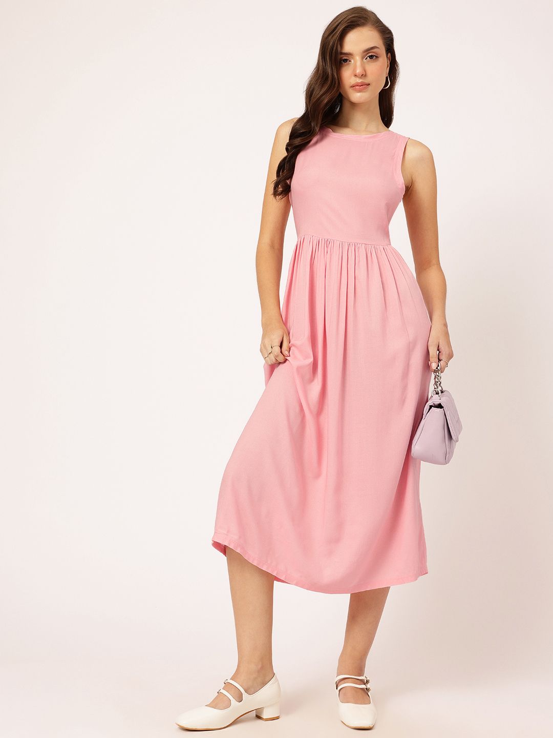 DressBerry Pastel Dreams A-Line Midi Dress