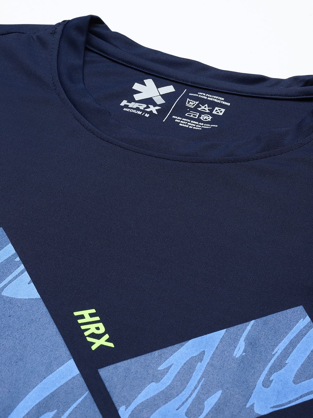 HRX by Hrithik Roshan Brand Logo Printed Running T-shirt