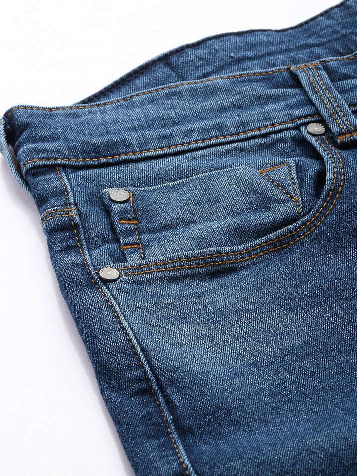 SPYKAR Men Slim Fit Low-Rise Light Fade Stretchable Jeans