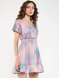 Rareism Women Printed Fit & Flare Dress
