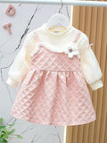 YK Girls Fit & Flare Dress