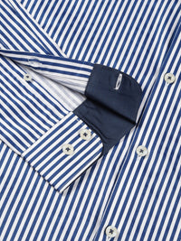 Thomas Scott Premium Striped Spread Collar Long Sleeves Formal Shirt