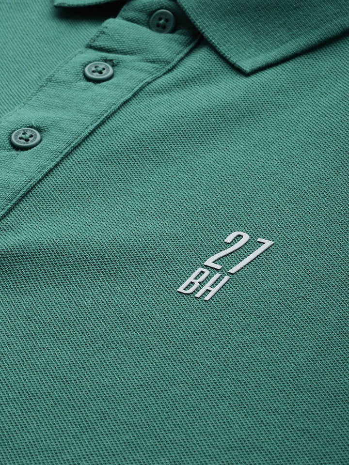 Being Human Polo Collar Pure Cotton T-shirt
