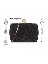 Mochi Printed Box Clutch