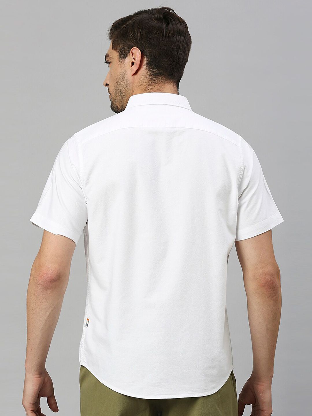 Thomas Scott Pure Cotton Spread Collar Slim Fit Casual Shirt