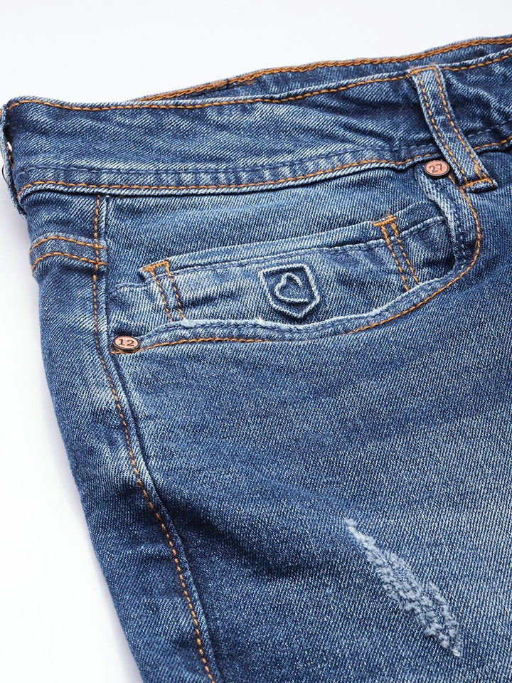 Being Human Men Radon Anti Fit Light Fade Printed Stretchable Jeans
