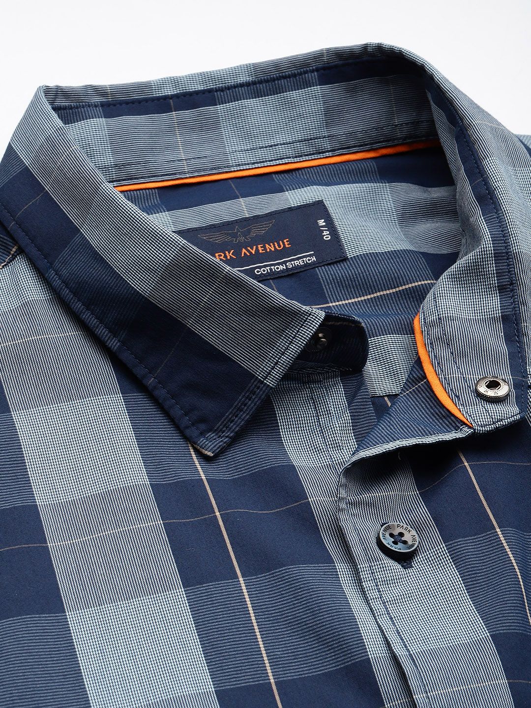 Park Avenue Slim Fit Checked Casual Shirt
