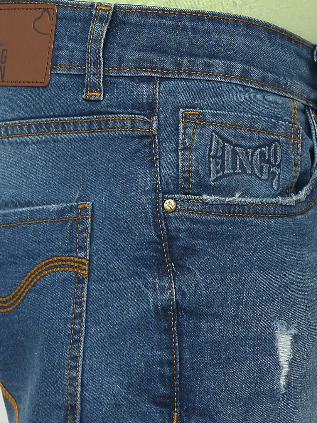 Being Human Men Slim Fit Mid-Rise Clean Look Heavy Fade Stretchable Jeans