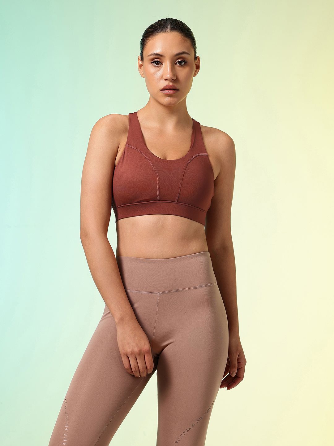HRX by Hrithik Roshan Full Coverage Rapid-Dry Training Workout Bra HR_SS25_W_BA_KT125_03_C