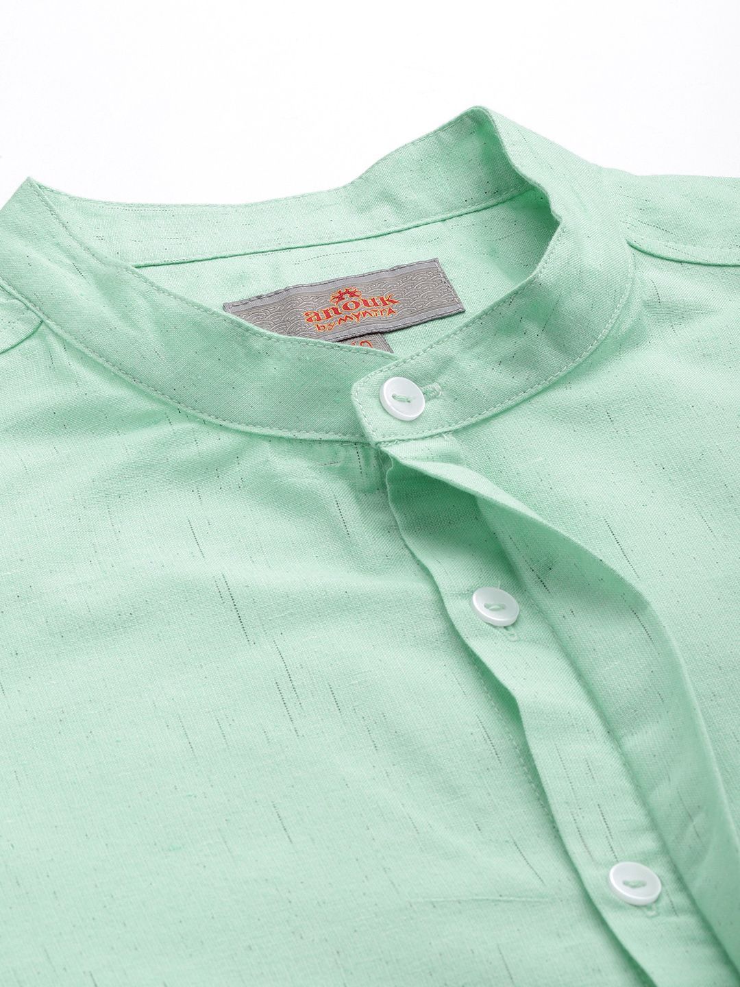 Anouk Self Design Textured Casual Shirt