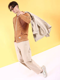 The Indian Garage Co Long Sleeves Hood Zipfront Sweatshirt
