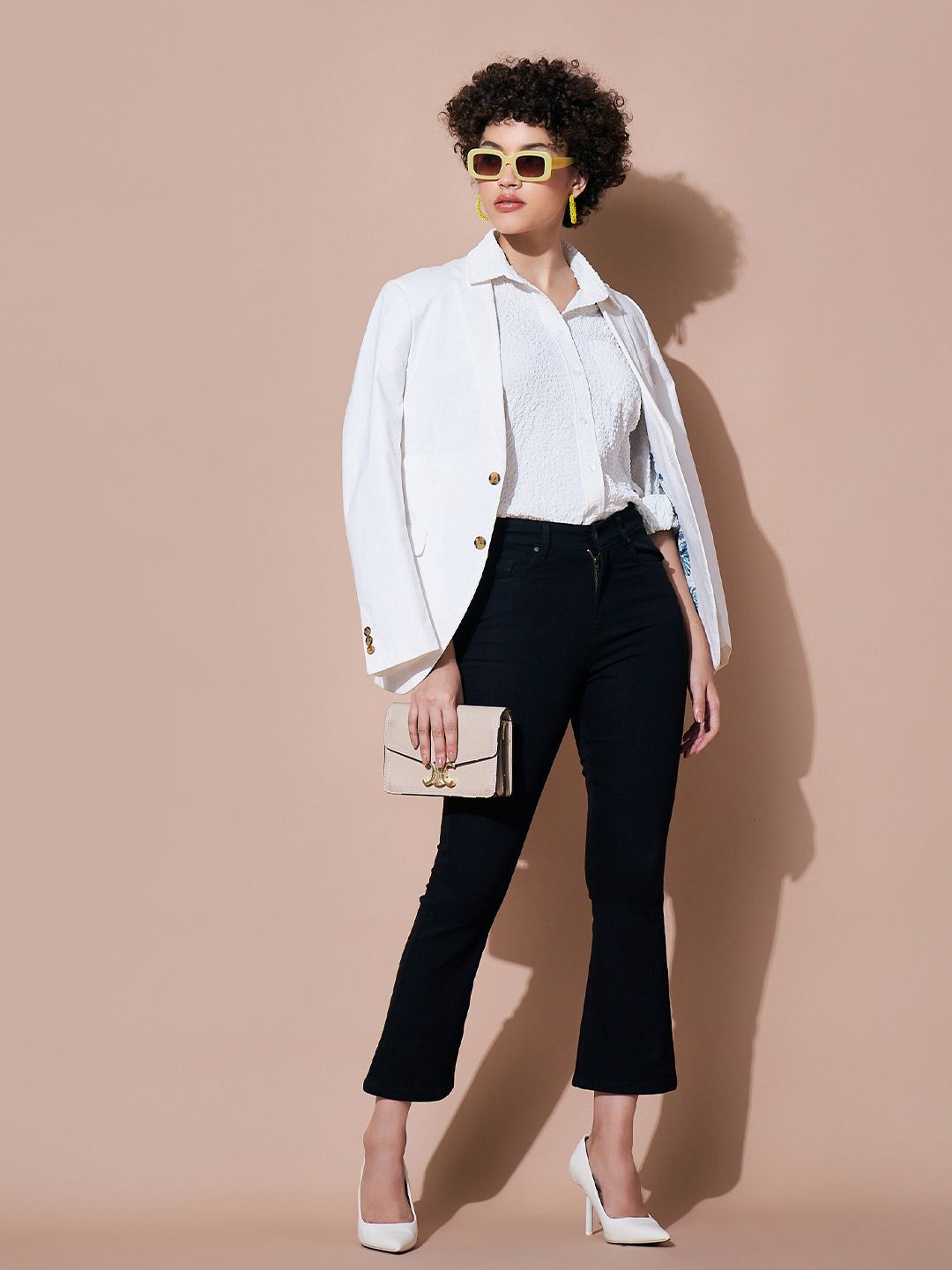 SASSAFRAS BASICS Self Designed Casual Shirt