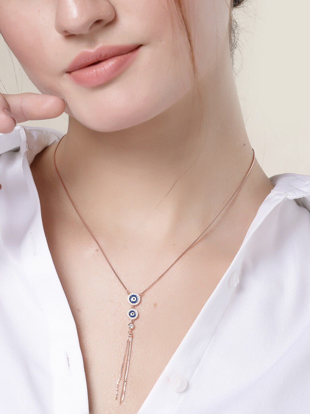 Kalung Perak 925 Sterling Perak Bersalut Emas PRIONI
