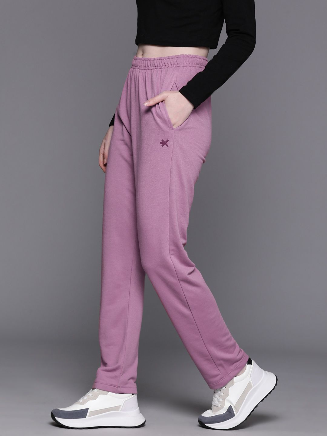HRX by Hrithik Roshan Women Solid Track Pants